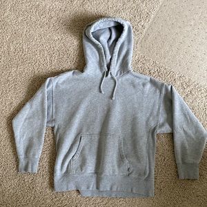 TNA Aritzia gray oversized thick hoodie | size: L
